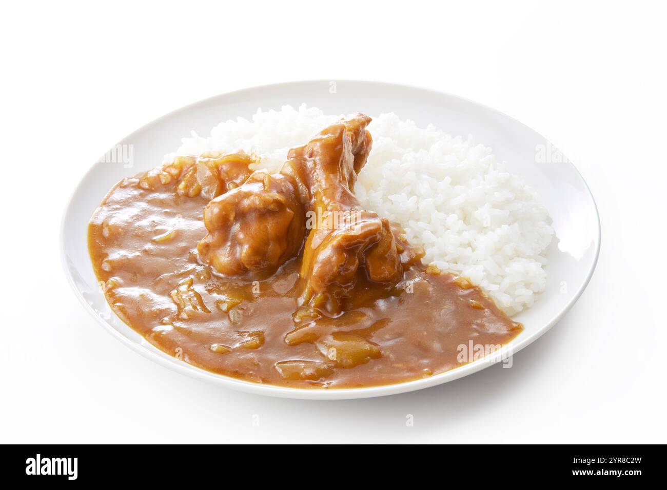 Curry chicken wing Stock Photo