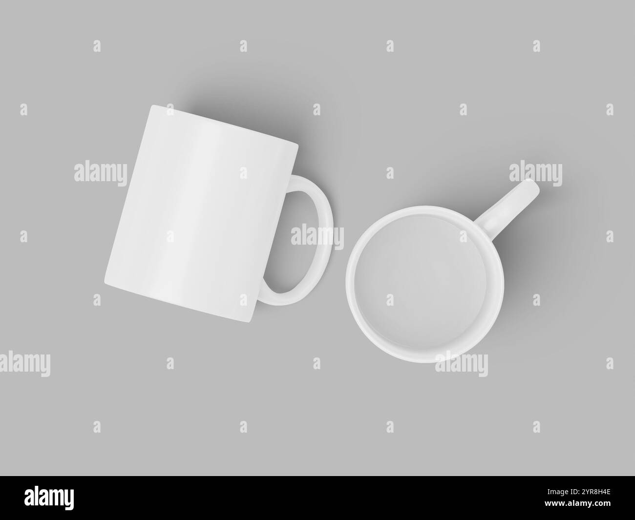 Blank glass mug mock Black and White Stock Photos & Images - Alamy