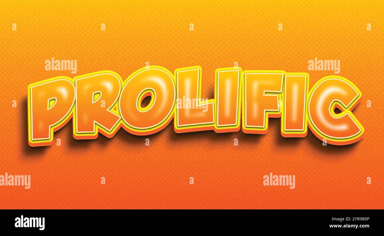 3D Editable Vector Style Text Effect Stock Vector