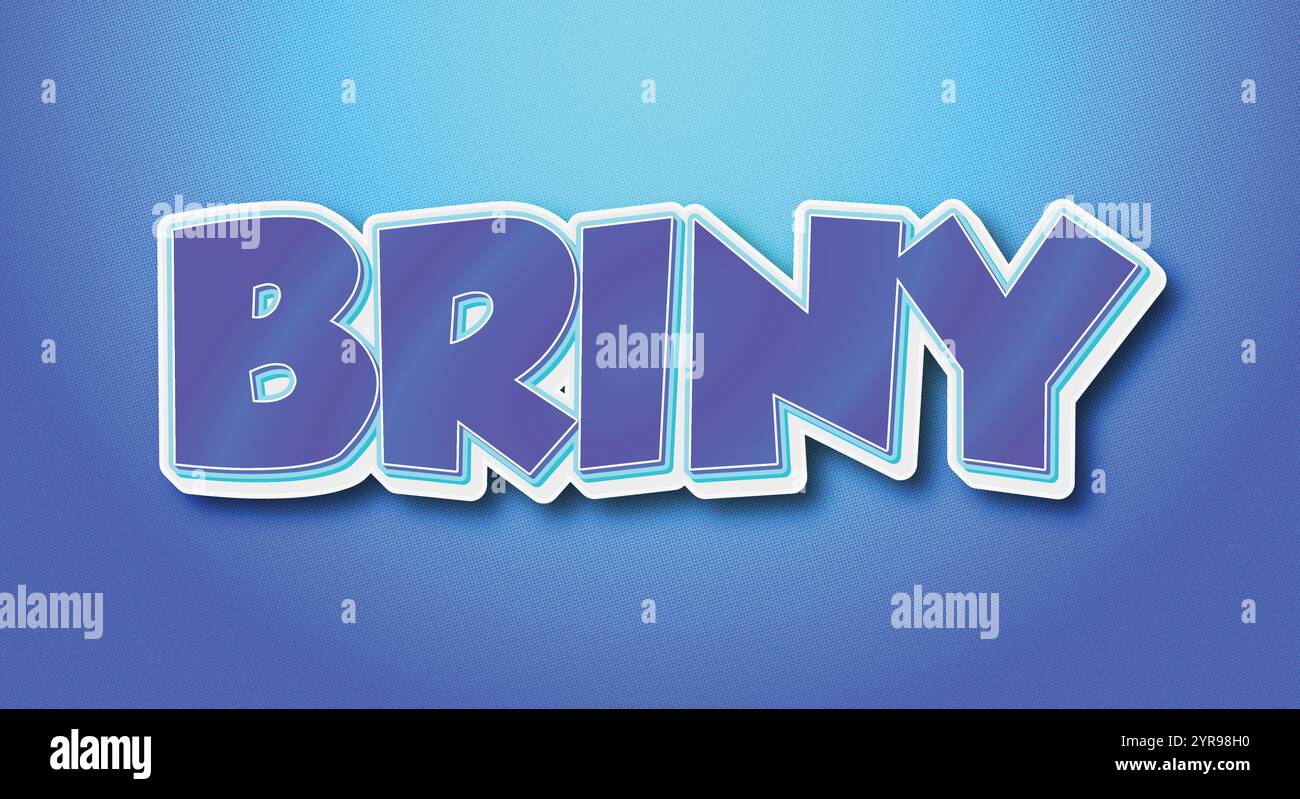3D Editable Vector Style Text Effect Stock Vector
