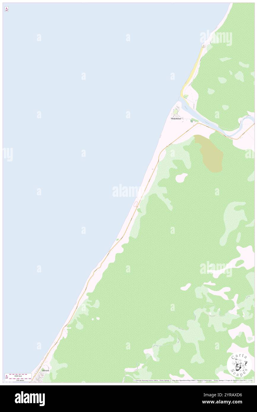 Patten Stream, NZ, New Zealand, S 41 32' 59'', N 171 55' 0'', map ...