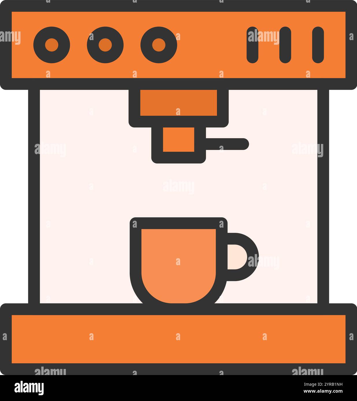 Coffee Machine icon vector image. Suitable for mobile application web ...