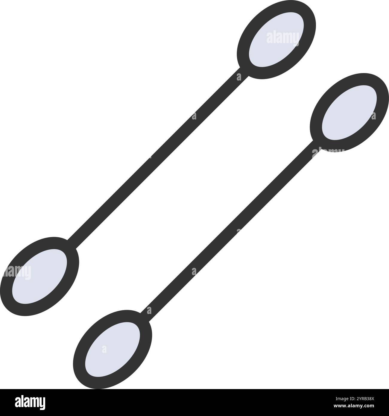 Cotton Swab icon vector image. Suitable for mobile application web application and print media. Stock Vector