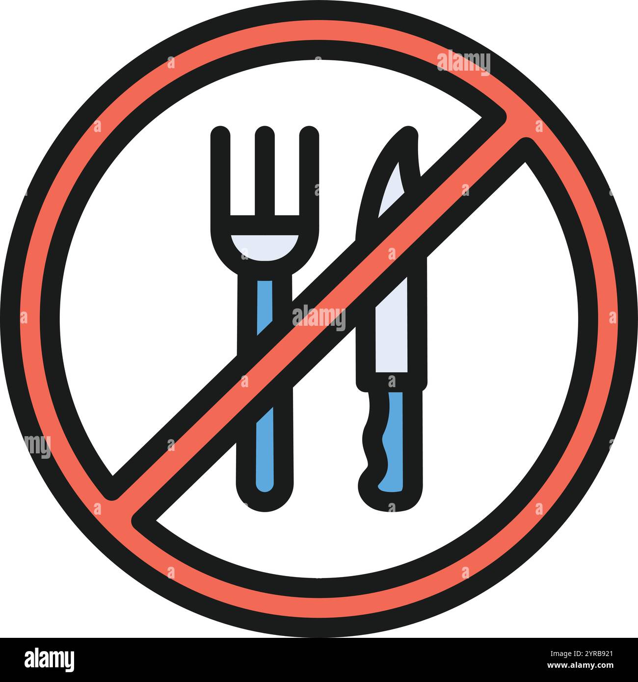 Fasting icon vector image. Suitable for mobile application web application and print media. Stock Vector