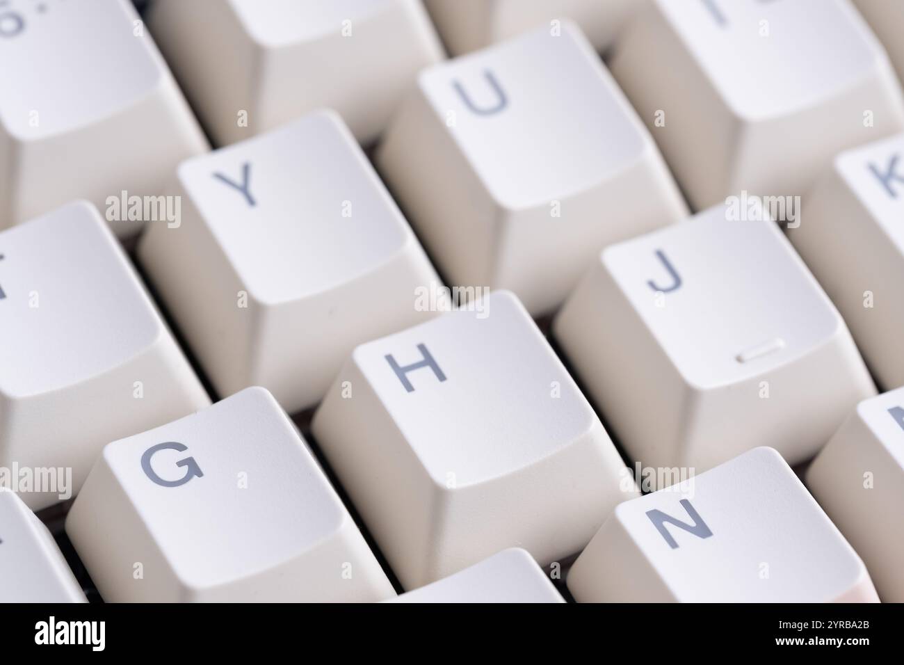 Close up keyboard of a computer keyboard, focus on keys Stock Photo - Alamy