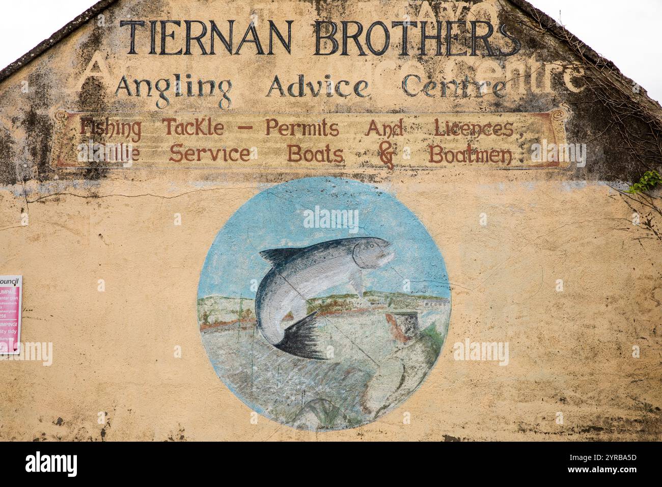 Ireland, County Mayo, Foxford, Main Street, Tiernan Brothers fishing ...
