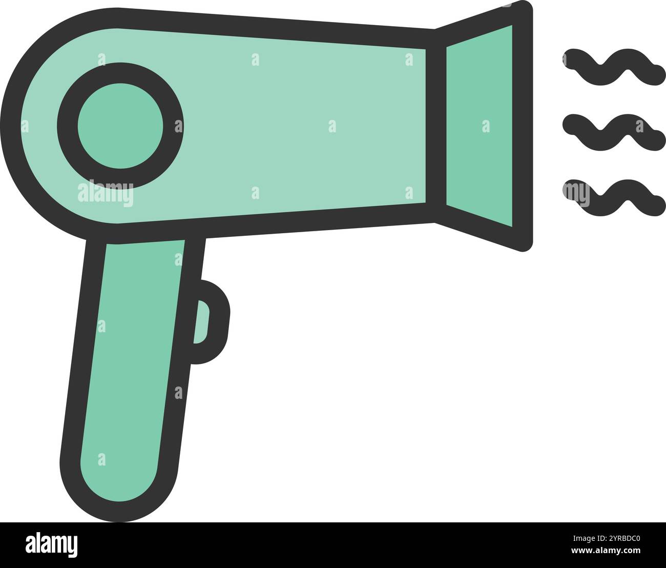 Hairdryer icon vector image. Suitable for mobile application web application and print media. Stock Vector