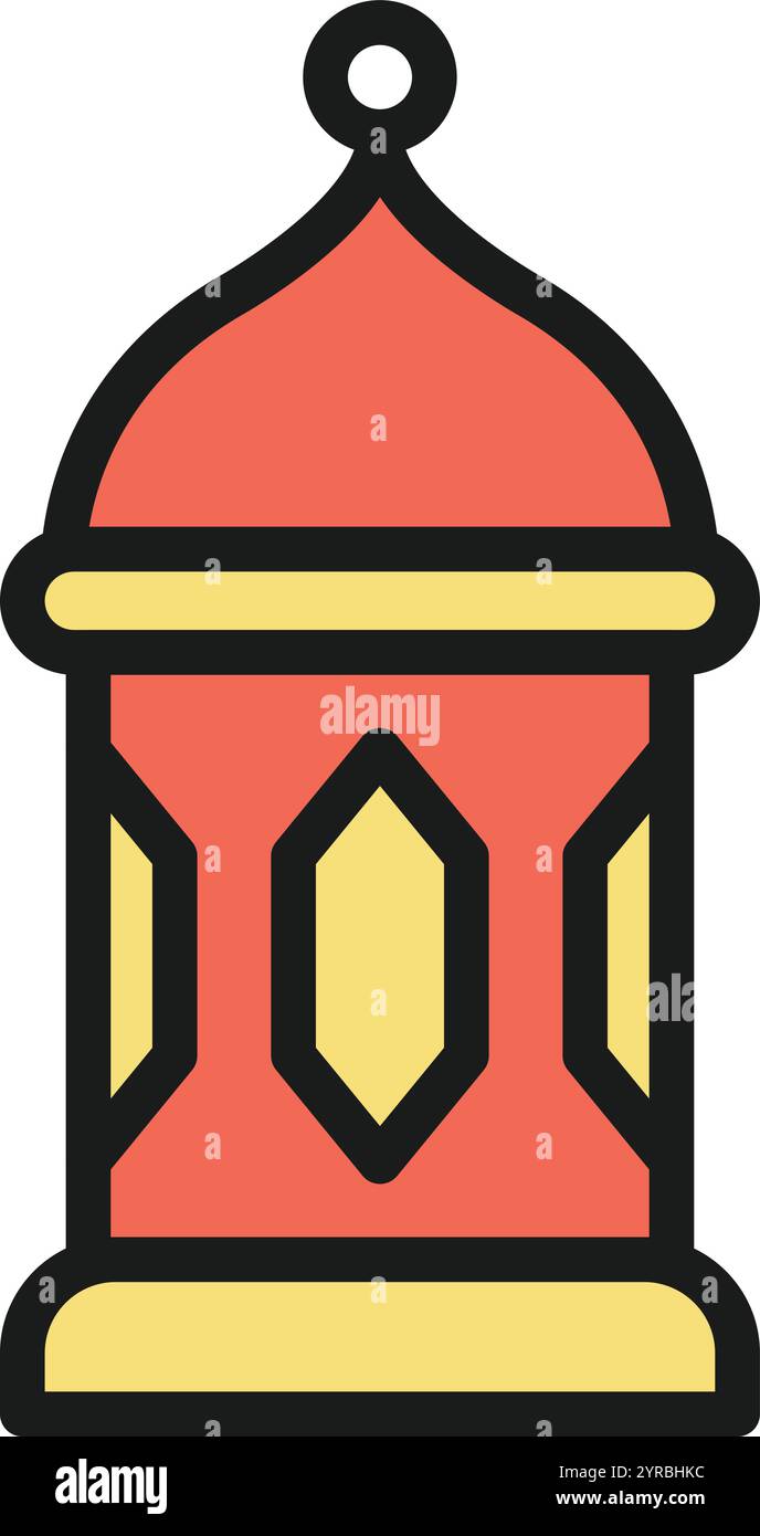 Lantern icon vector image. Suitable for mobile application web application and print media. Stock Vector