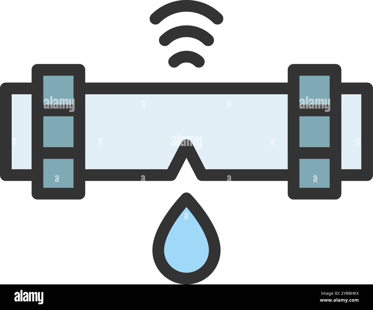 Leak Detector icon vector image. Suitable for mobile application web application and print media. Stock Vector