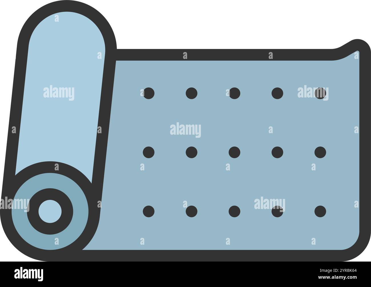 Mat icon vector image. Suitable for mobile application web application and print media. Stock Vector