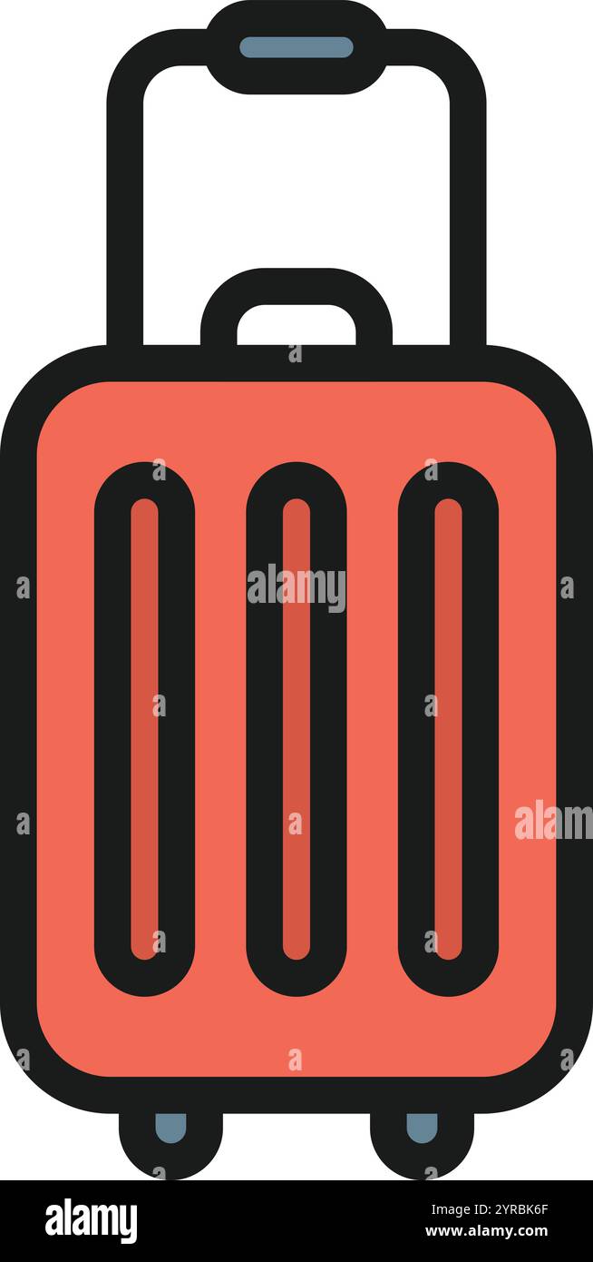 Luggage icon vector image. Suitable for mobile application web application and print media. Stock Vector
