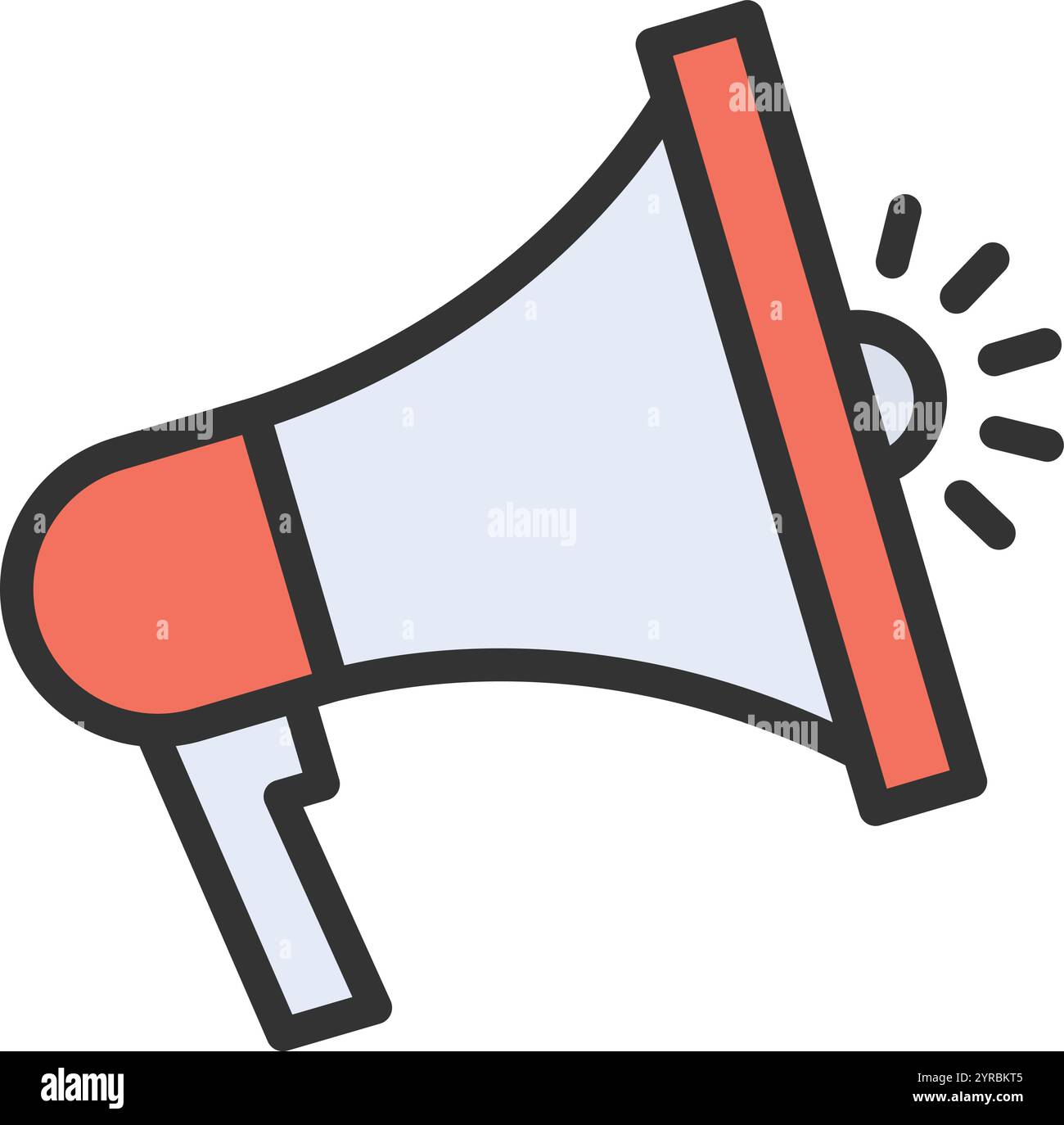 Megaphone icon vector image. Suitable for mobile application web application and print media. Stock Vector