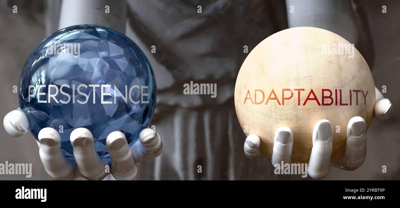 Persistence or Adaptability - decide between two options. Greek statue ...