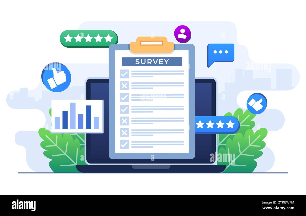 Online survey form in Stock Vector Images Alamy Online survey form in Stock Vector Images Alamy