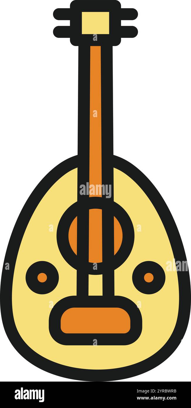 Oud icon vector image. Suitable for mobile application web application and print media. Stock Vector