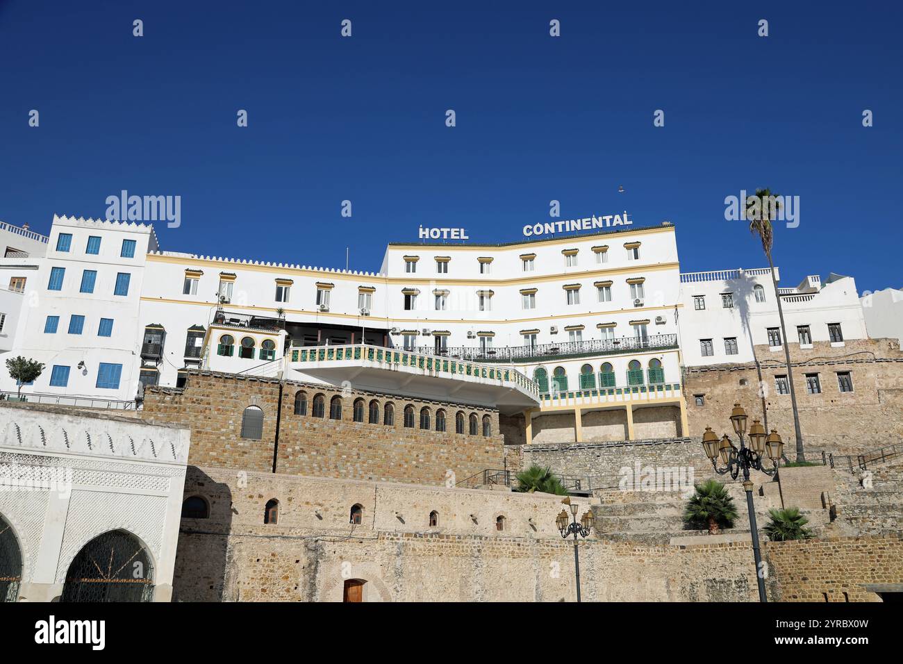 Iconic 19th century Hotel Continental in Tangier Stock Photo - Alamy