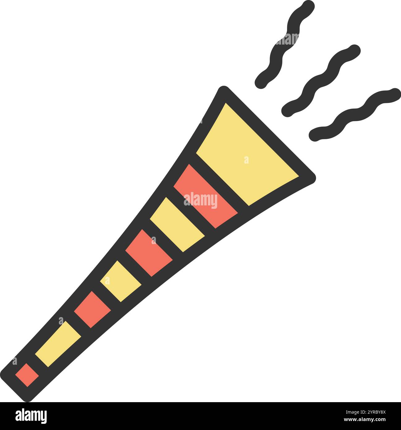 Party Trumpets icon vector image. Suitable for mobile application web application and print media. Stock Vector