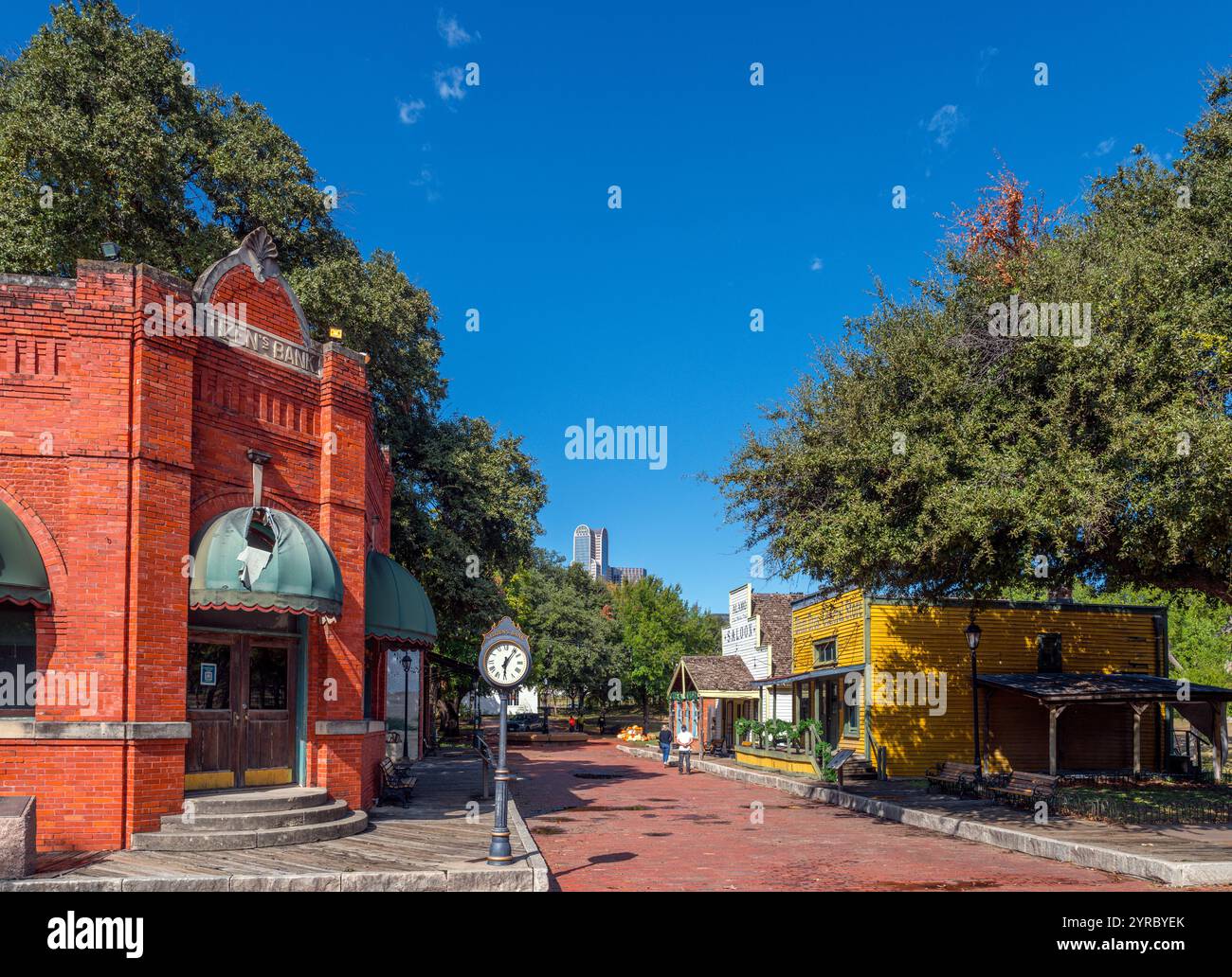 Dallas Heritage Village, Old City Park, Dallas, Texas, USA Stock Photo