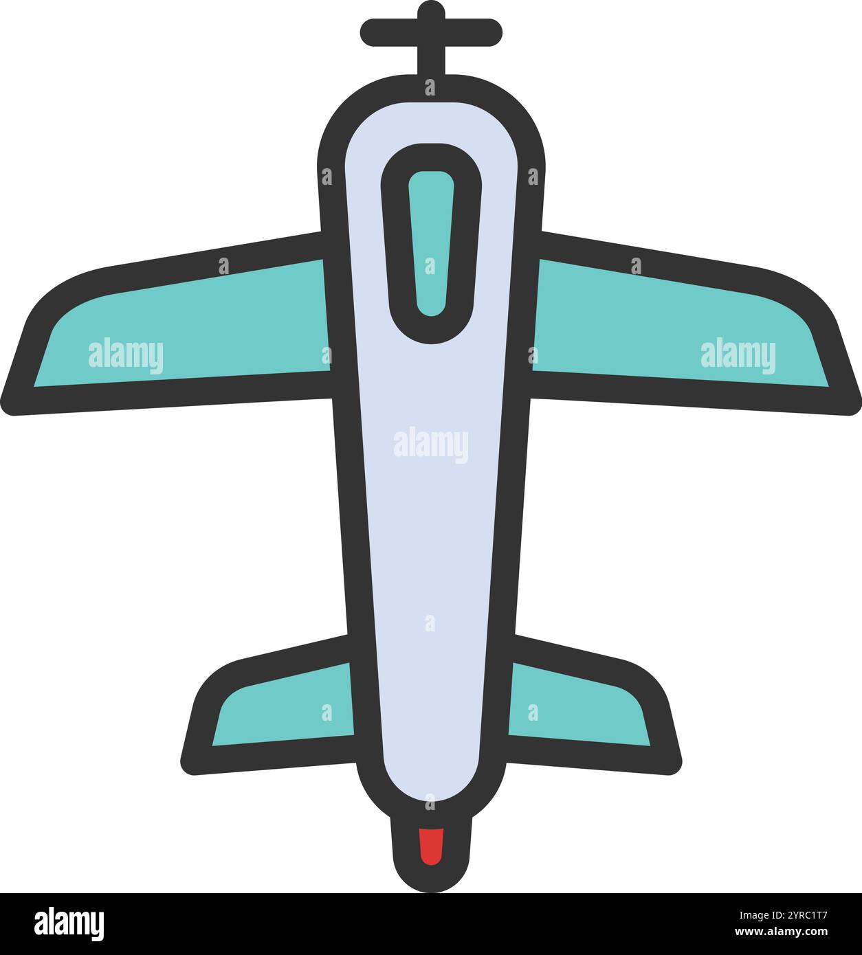 Plane icon vector image. Suitable for mobile application web application and print media. Stock Vector
