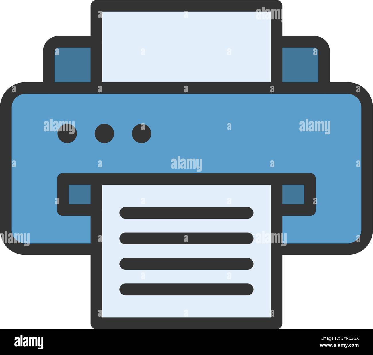 Printer icon vector image. Suitable for mobile application web application and print media. Stock Vector