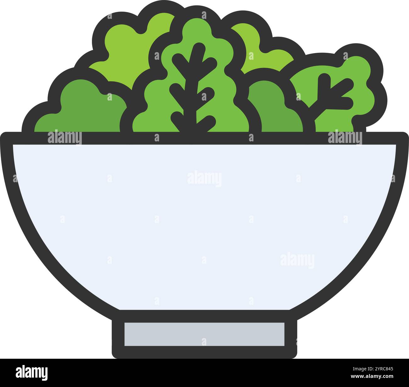 Salad icon vector image. Suitable for mobile application web application and print media. Stock Vector