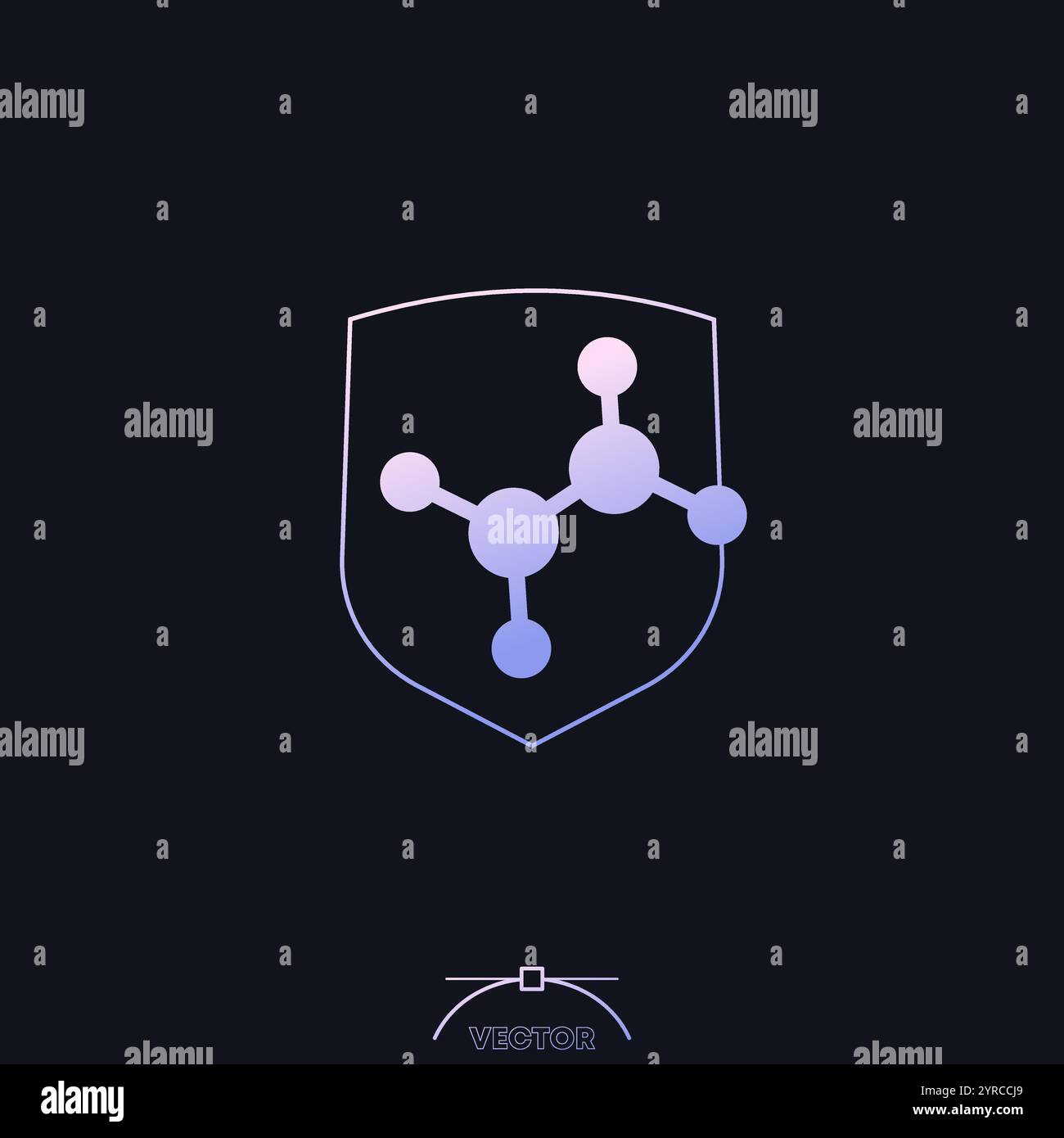 Vitamin compound icon outline hi-res stock photography and images - Alamy