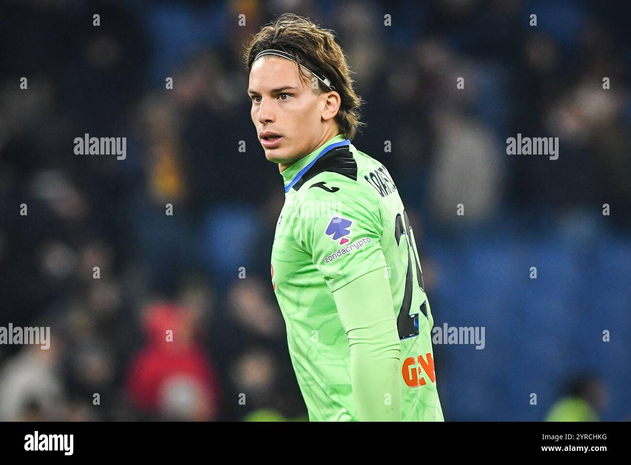 Rome, Italie. 02nd Dec, 2024. Marco CARNESECCHI of Atalanta during the Italian championship Serie A football match between AS Roma and Atalanta BC on 2 December 2024 at Stadio Olimpico in Rome, Italy - Photo Matthieu Mirville (M Insabato)/DPPI Credit: DPPI Media/Alamy Live News Stock Photo