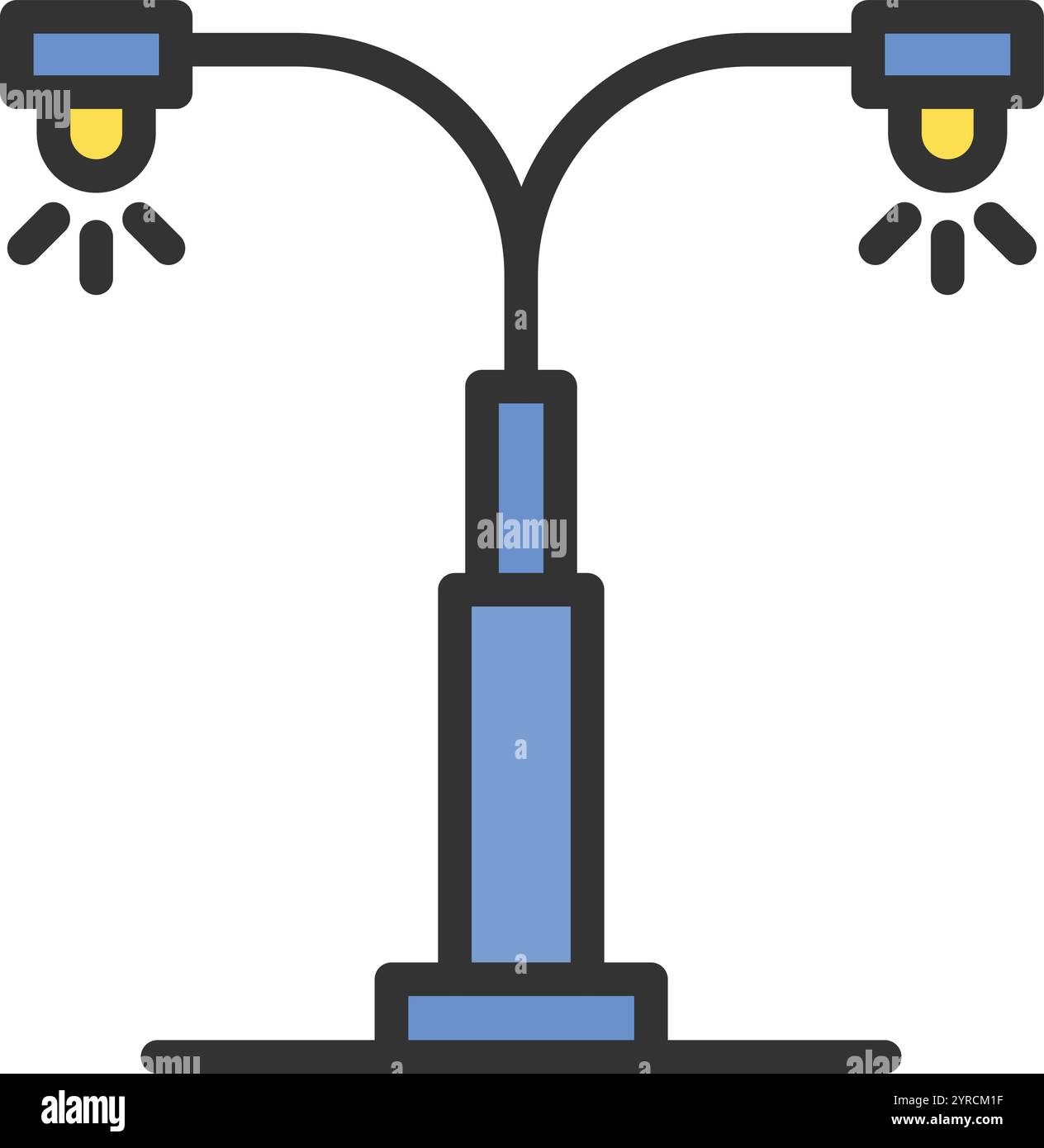 Street Light icon vector image. Suitable for mobile application web ...