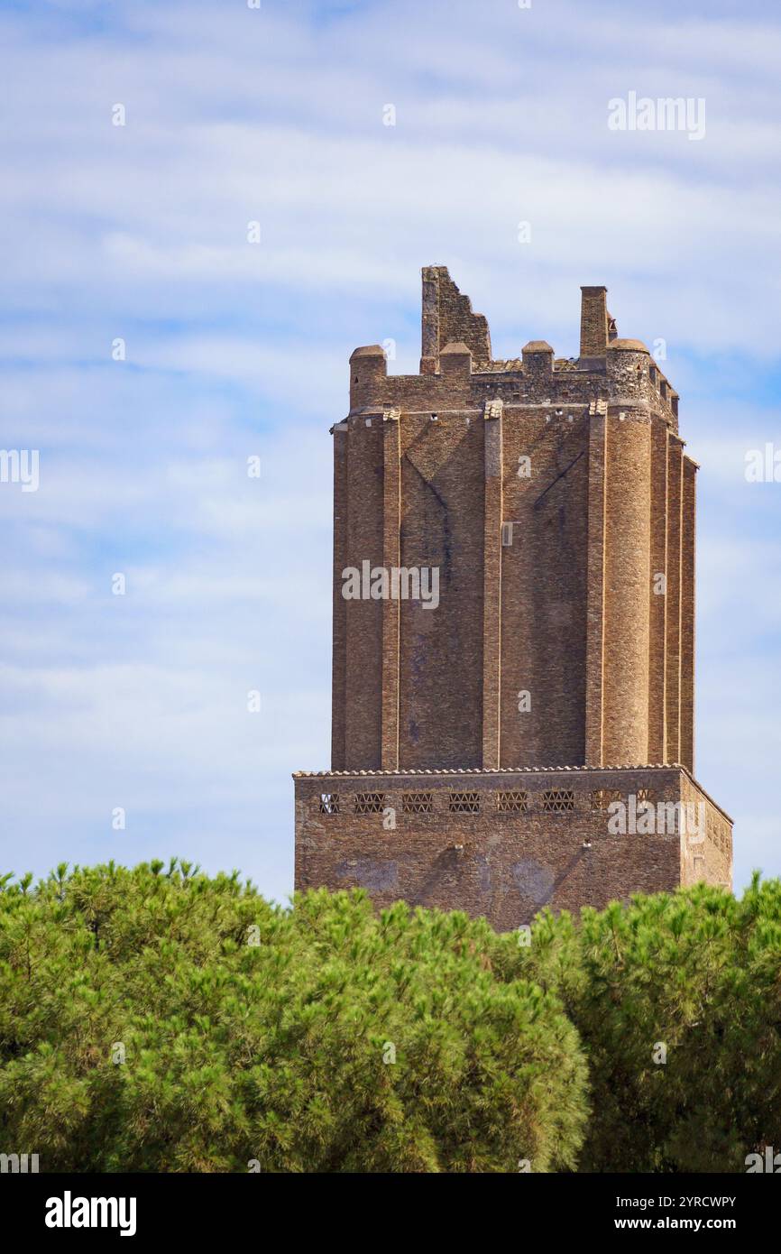 Torre delle Milizie (Tower of the Militia), a fortified tower located ...