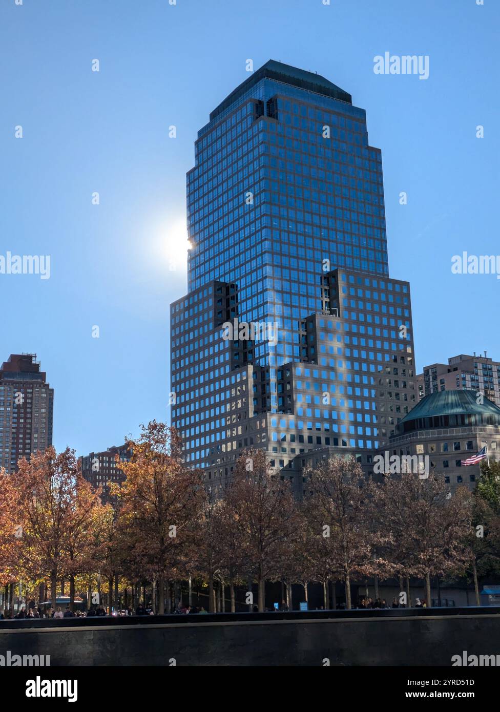 Building at Liberty Street Brookfield Place - Smartphone Captured Stock Image