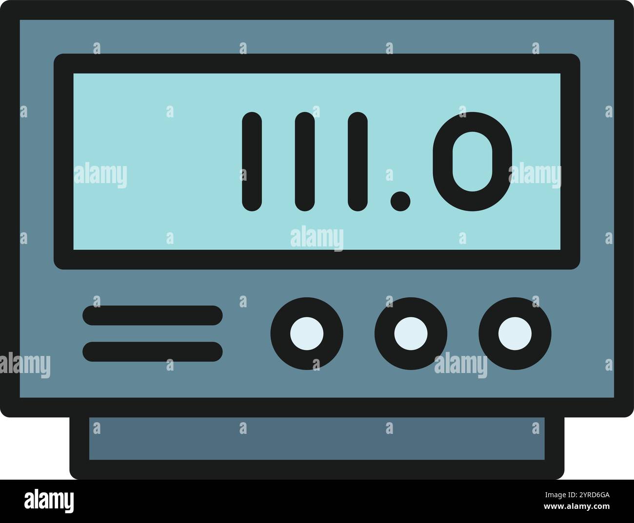 Taxi Meter icon vector image. Suitable for mobile application web application and print media. Stock Vector