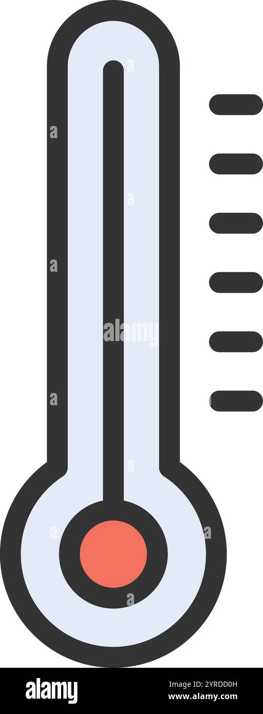 Thermometer icon vector image. Suitable for mobile application web application and print media. Stock Vector