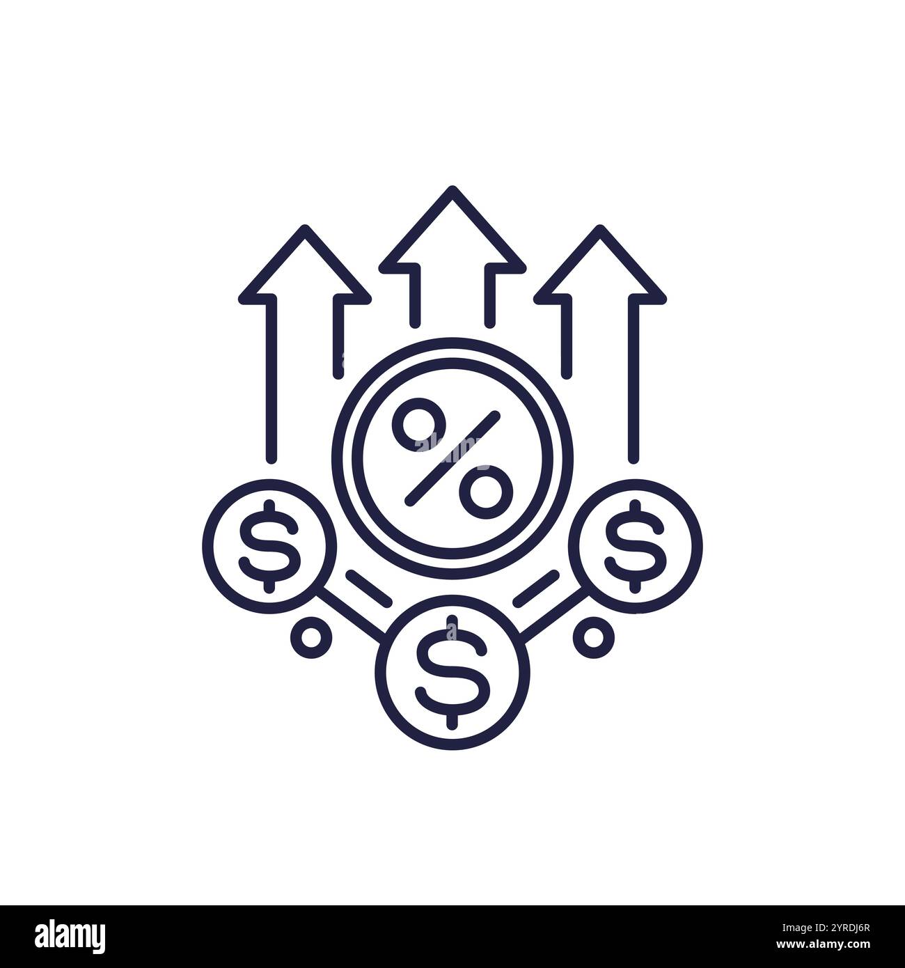 High interest rate line Cut Out Stock Images & Pictures - Alamy