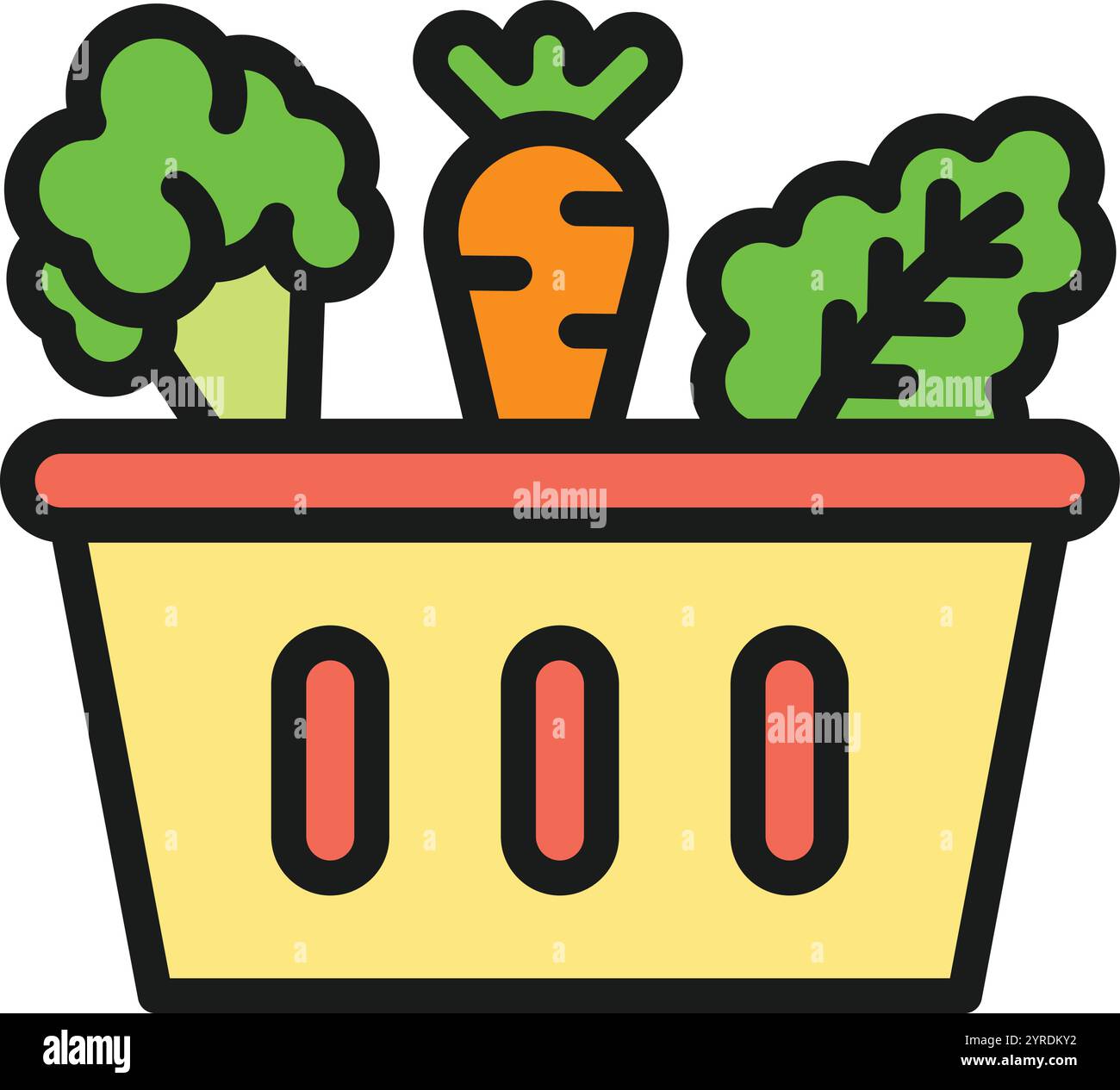 Vegetables icon vector image. Suitable for mobile application web application and print media. Stock Vector