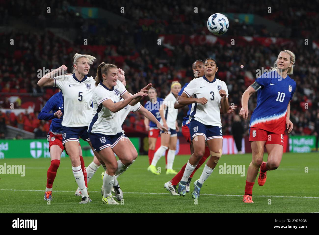 England v USA Wembley Stadium London Lionesses England women's football ...