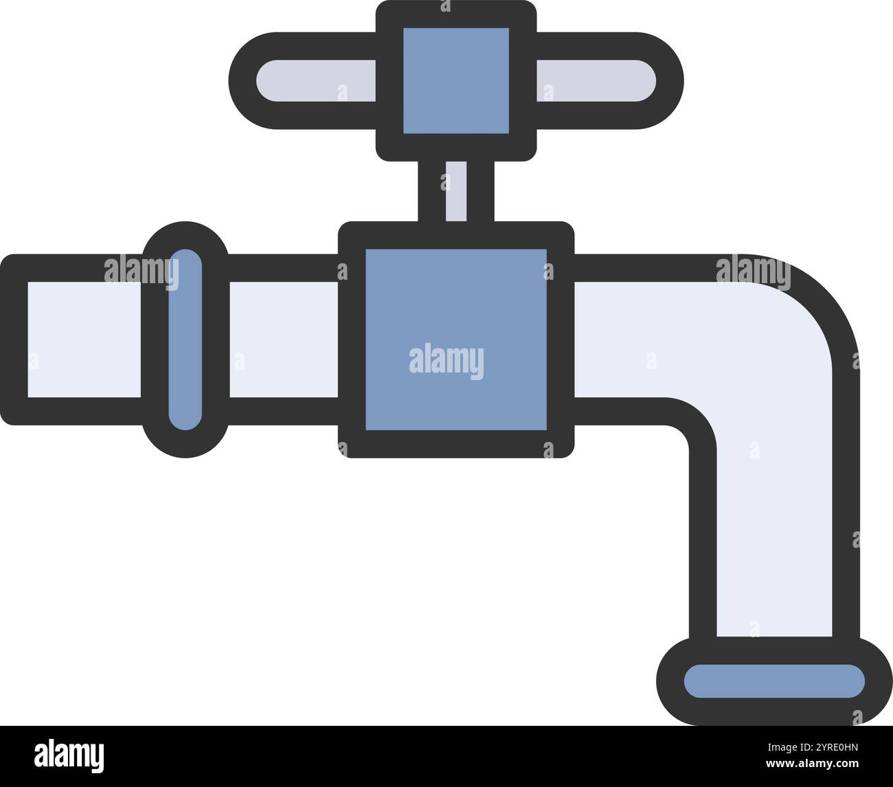 Water Tap icon vector image. Suitable for mobile application web application and print media. Stock Vector