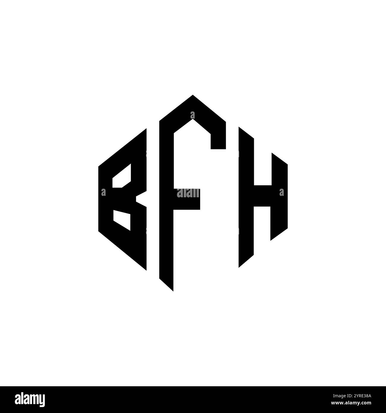 Bfh logo design hi-res stock photography and images - Alamy