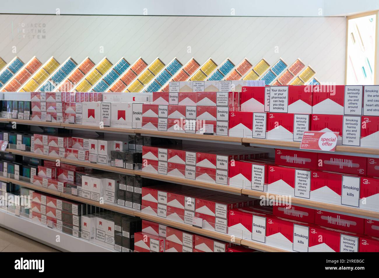 dubai duty free cigarettes allowance Cigarettes in airport duty free hi-res stock photography and images