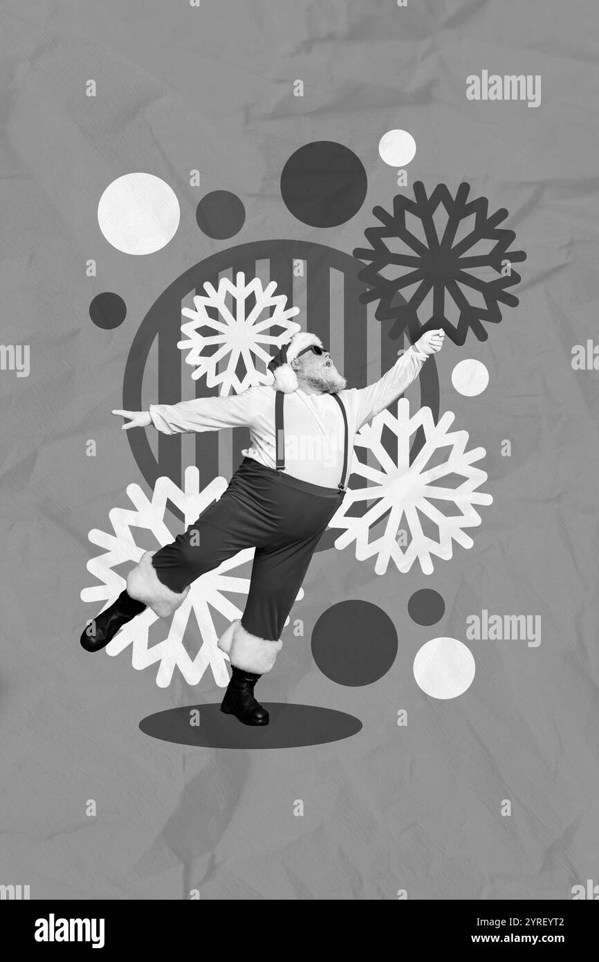 Creative photo 3d collage artwork postcard poster picture of funky ...