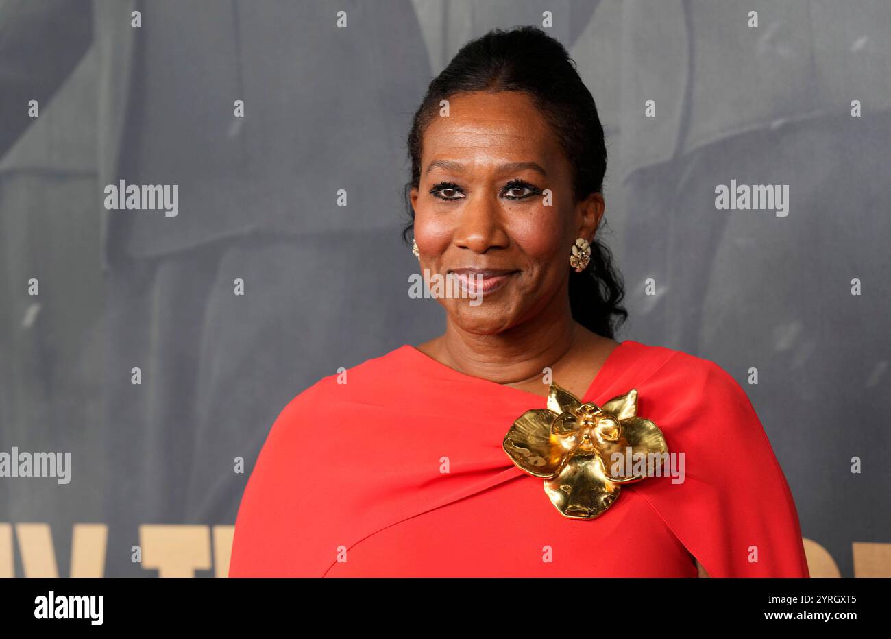 Nicole Avant poses at the premiere of the film "The Six Triple Eight