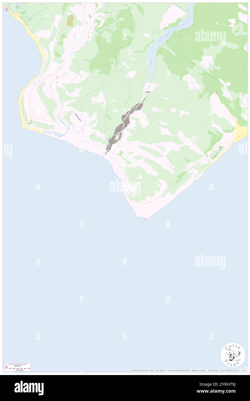 Turakirae Head, Lower Hutt City, NZ, New Zealand, Wellington, S 41 25' 41'', N 174 54' 36'', map, Cartascapes Map published in 2024. Explore Cartascapes, a map revealing Earth's diverse landscapes, cultures, and ecosystems. Journey through time and space, discovering the interconnectedness of our planet's past, present, and future. Stock Photo