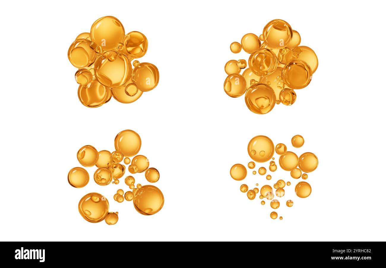 3d Cell Backround 3d collagen cell cluster floating hi-res stock photography and images ...