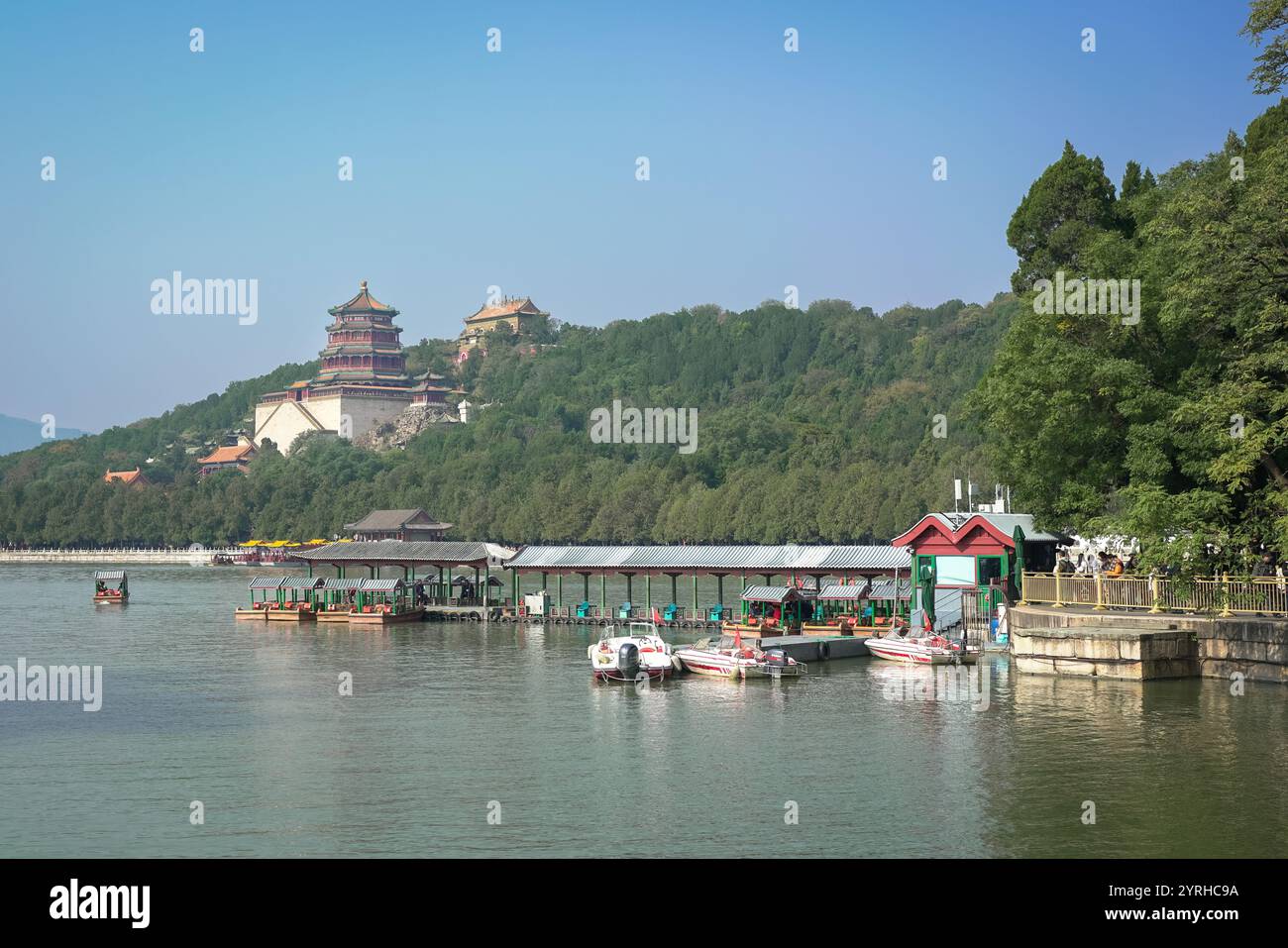 Beijing, China - Oct 21st, 2024: The Imperial Summer Palace in Beijing, China. Stock Photo