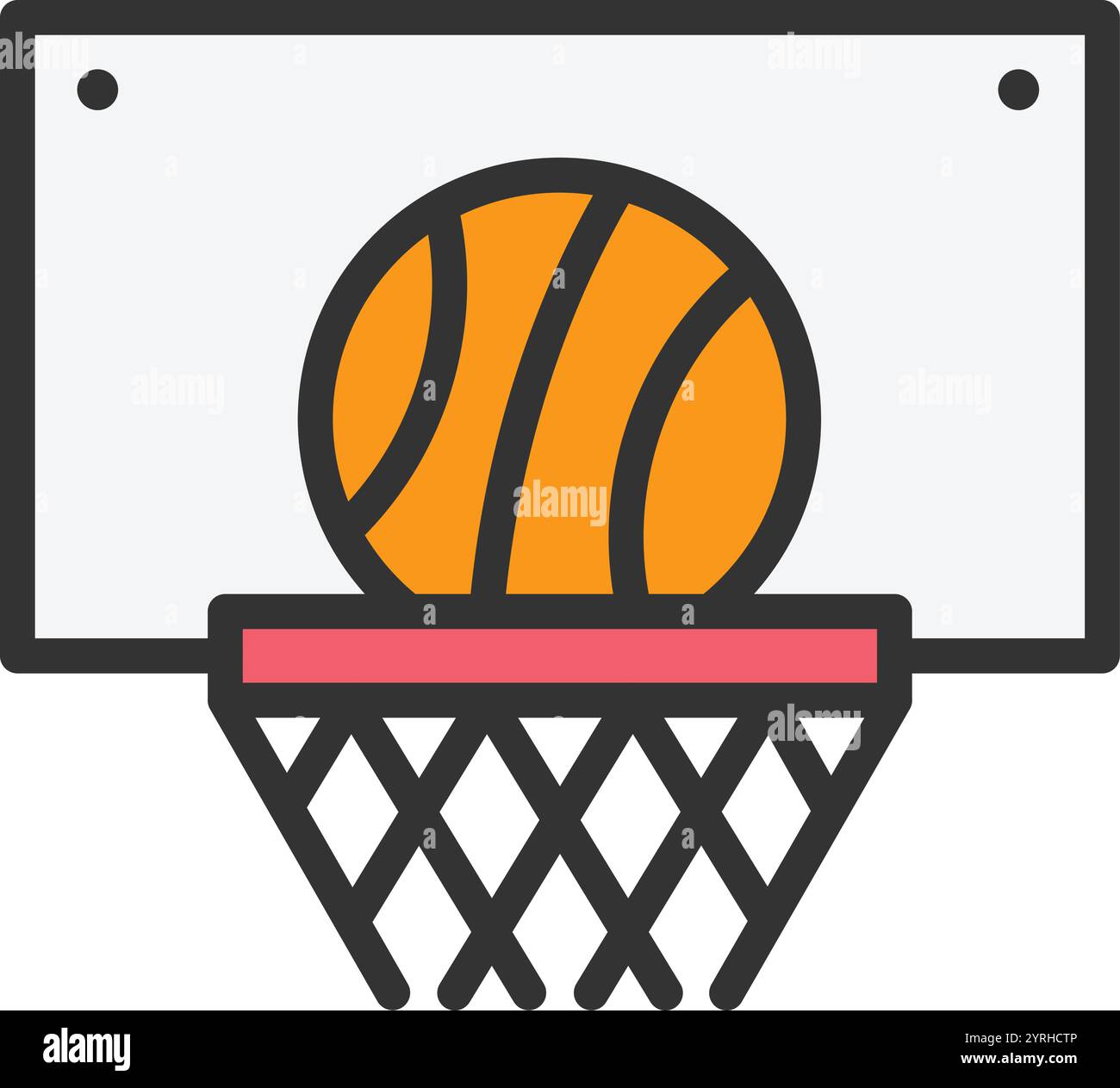 Basketball icon vector image. Suitable for mobile application web application and print media. Stock Vector