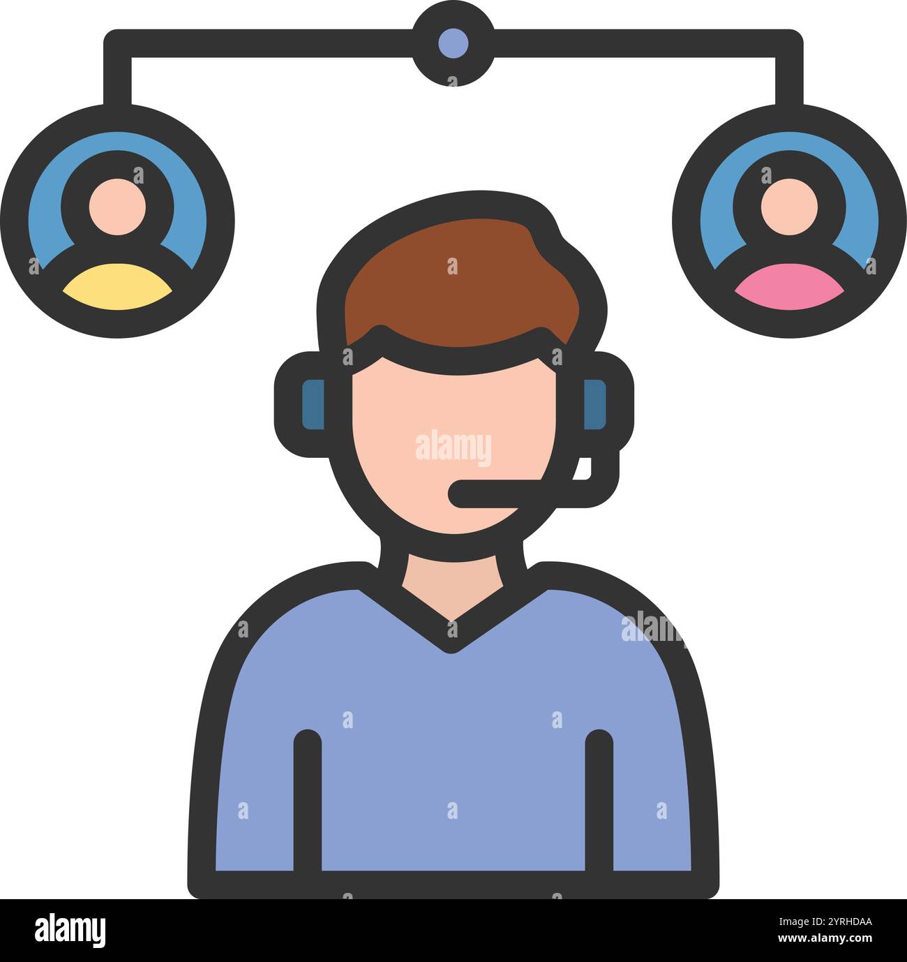 Connection icon vector image. Suitable for mobile application web application and print media. Stock Vector