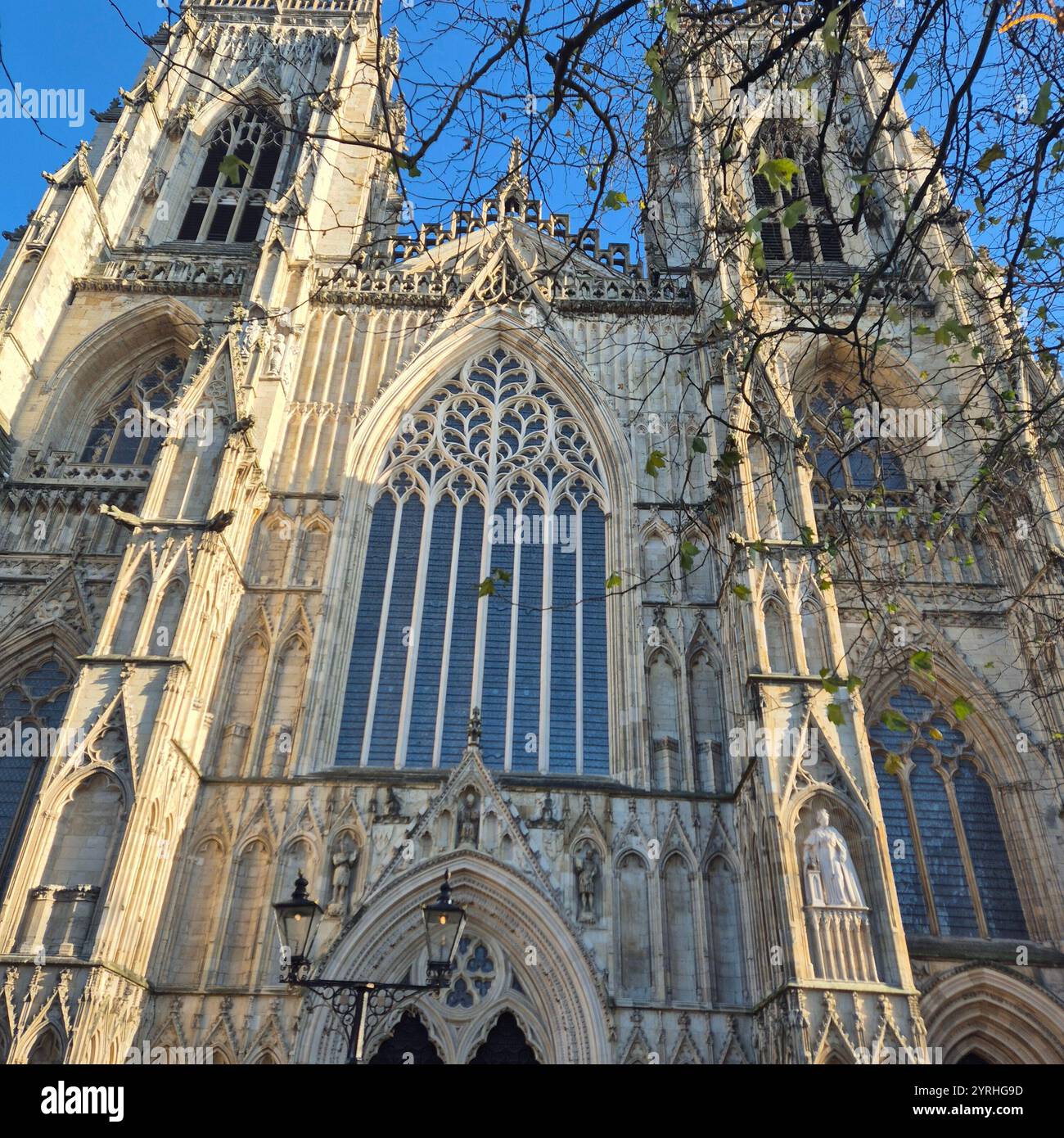 Cathedral Church of St Peter, York Minster, York, England, United Kingdom - Smartphone Captured Stock Image
