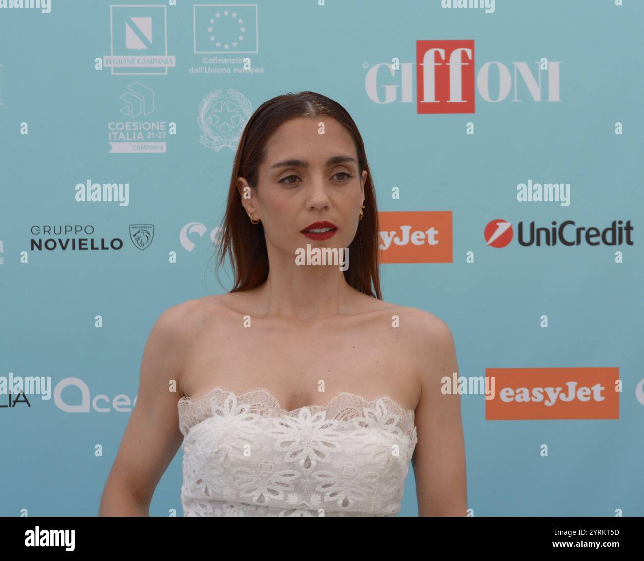 GIFFONI VALLE PIANA,ITALY - July 20,2024 : Cristiana Dell'Anna at