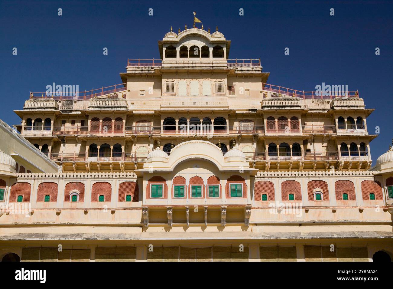 Jaipur City Palace Complex. Chandra Mahal. Residence of current ...