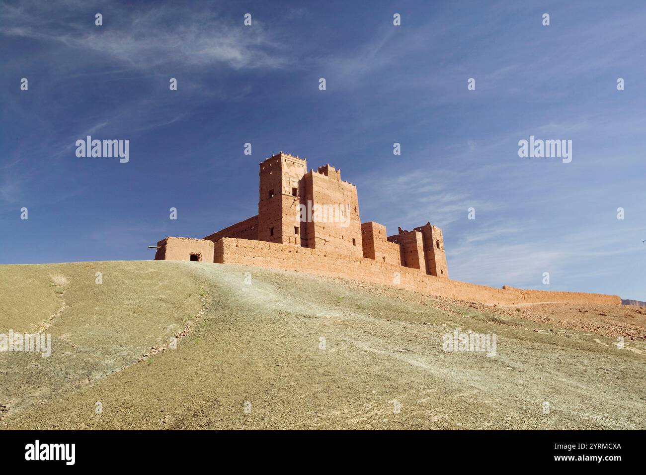 Tamnougalt Kasbah. Agdz. Draa Valley. Morocco. Stock Photo