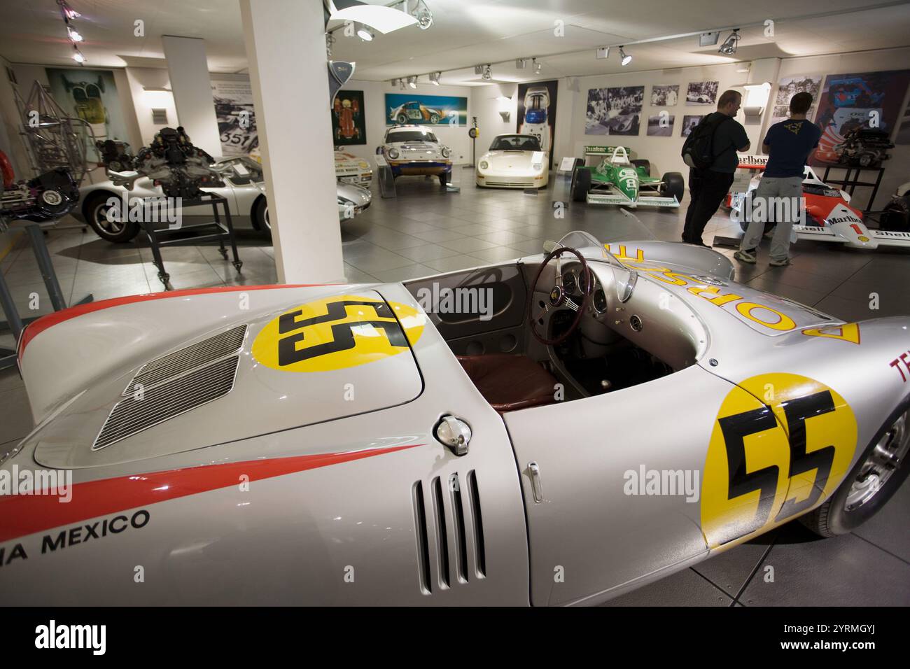 Porsche spider racing car, 1955, Porsche Car Museum, Stuttgart ...